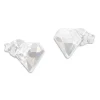 Ohrstecker|Ohrstecker|Elfen Schmuck Ohrstecker in Diamantform weiß 925 Silber