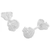 Ohrstecker|Silber Ohrstecker|Elfen Schmuck Ohrstecker Knoten Seil Design 925 Silber