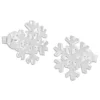 Ohrstecker|Silber Ohrstecker|Elfen Schmuck Ohrstecker Schneeflocke mattiert 10 x 11 mm 925 Silber
