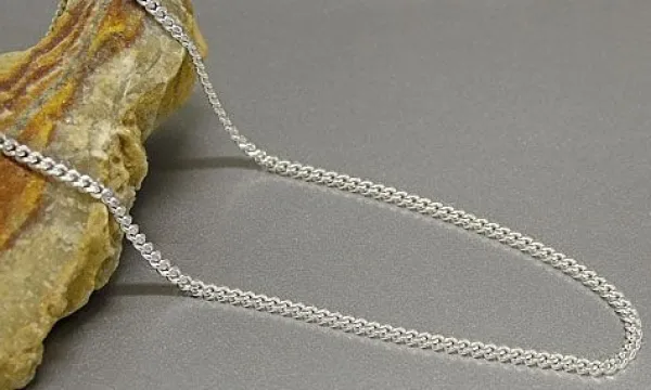 Damenketten|Panzerketten|Elfen Schmuck Panzerkette 925 Silber 1,7 mm 55 cm