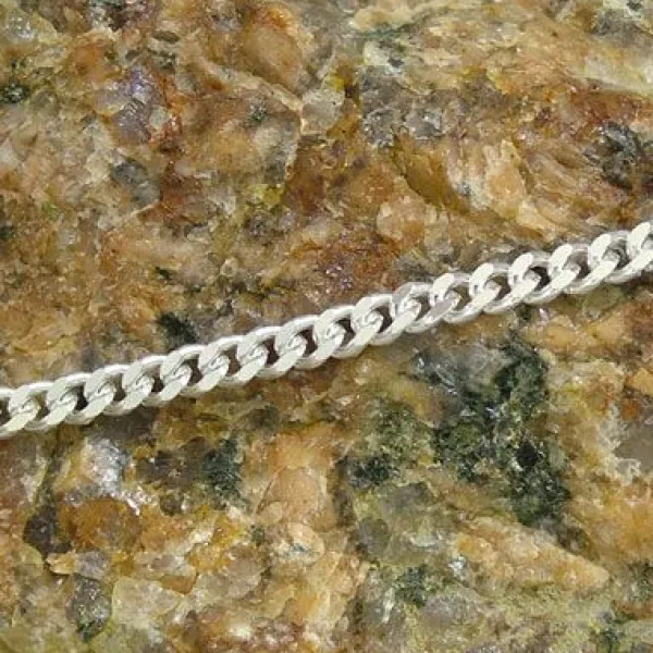 Damenketten|Panzerketten|Elfen Schmuck Panzerkette 925 Silber 2 mm 45 cm