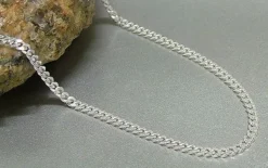 Damenketten|Panzerketten|Elfen Schmuck Panzerkette 925 Silber 2 mm 45 cm