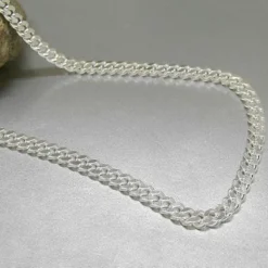 Herrenketten|Damenketten|Elfen Schmuck Panzerkette 925 Silber 4 mm 50 cm