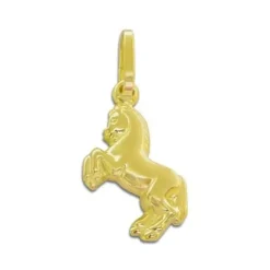 Anhänger Für Kinder|Elfen Schmuck Pferdchen Anhänger 333 Gold