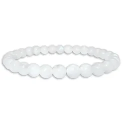 Damenarmbänder|Kugelarmbänder|Elfen Schmuck Regenbogen Mondstein Kugel Armband 6 mm 19 cm