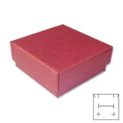 Anhänger Etuis|Ohrring Etuis|Elfen Schmuck Schmuck-Verpackung universal rot 50 x 50 x 25 mm