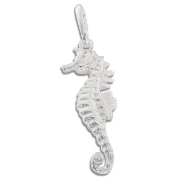 Anhänger Für Kinder|Anhänger Für Damen|Elfen Schmuck Seepferdchen Anhänger 925 Silber