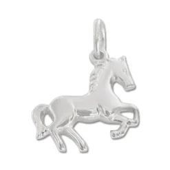 Anhänger Für Kinder|Anhänger Für Damen|Elfen Schmuck Silber Anhänger Pferd 925 Silber