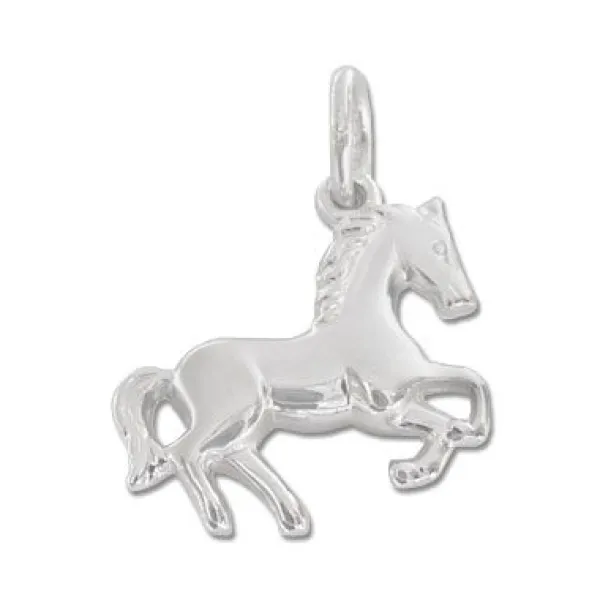 Anhänger Für Kinder|Anhänger Für Damen|Elfen Schmuck Silber Anhänger Pferd 925 Silber
