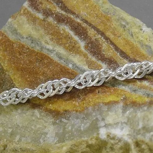 Damenarmbänder|Weitere Armbänder|Elfen Schmuck Singapur Armband 925 Silber 2 mm 19 cm