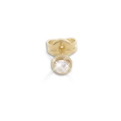 Ohrstecker|Ohrstecker|Elfen Schmuck Single Ohrstecker Gold 333 mit Zirkonia 3 mm