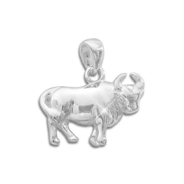Anhänger Für Kinder|Anhänger Für Damen|Elfen Schmuck Sternzeichen Anhänger Stier 925 Silber