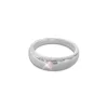 Anhänger Für Kinder|Silber Anhänger|Elfen Schmuck Taufring Anhänger mit rosa Zirkonia 925 Silber