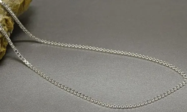 Damenketten|Weitere Ketten Aus Silber|Elfen Schmuck Venezianer Kette 925 Silber 1 mm 50 cm