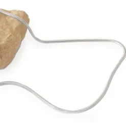 Kinderketten|Damenketten|Elfen Schmuck Schlangen Kette 925 Silber 1,3 mm 40 cm