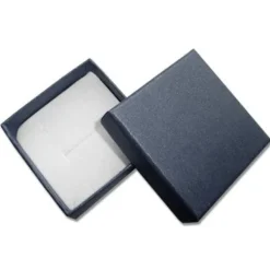Anhänger Etuis|Ohrring Etuis|Elfen Schmuck Schmuck-Verpackung universal stahlgrau 50 x 50 x 25 mm